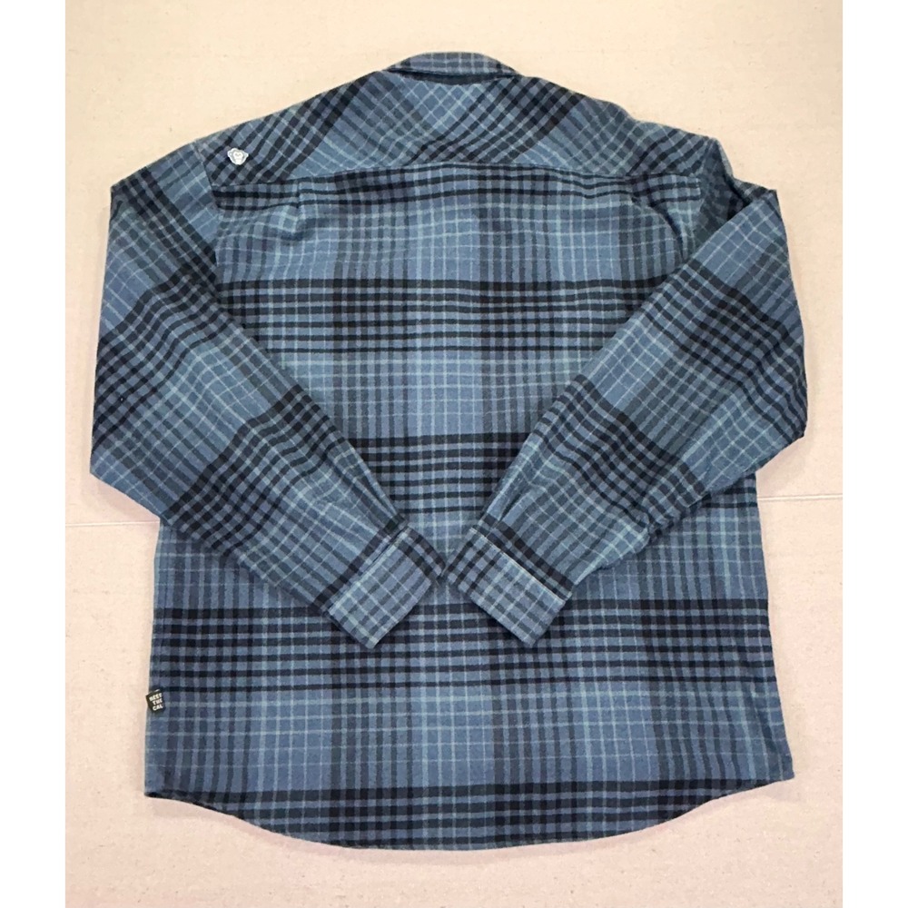 Howler Bros Mens XL Brothers Plaid Cotton Blend Long Sleeve Button Shirt - Picture 6 of 7